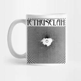 Meshuggah Album Cover Parody Methuselah Metal Logo Mug